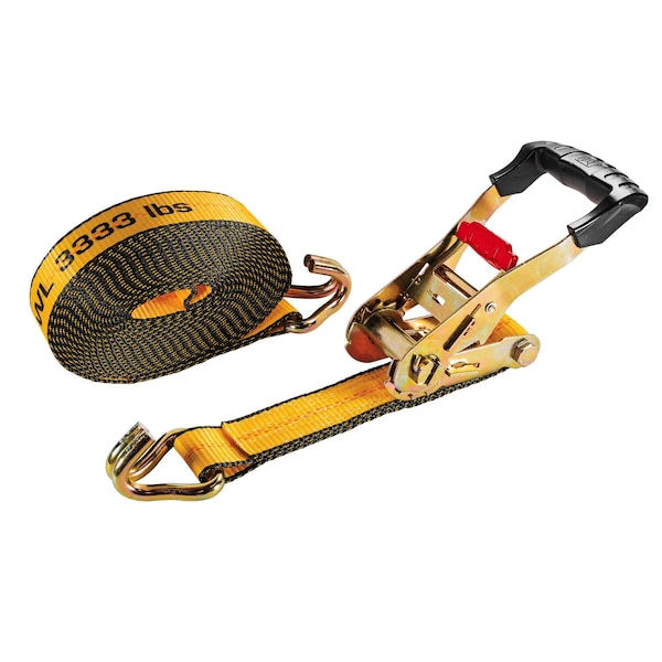 Cat Heavy Duty Ratchet Tie Down with Double J-Hook - 27' x 2" (3300/10000) 980068N - main